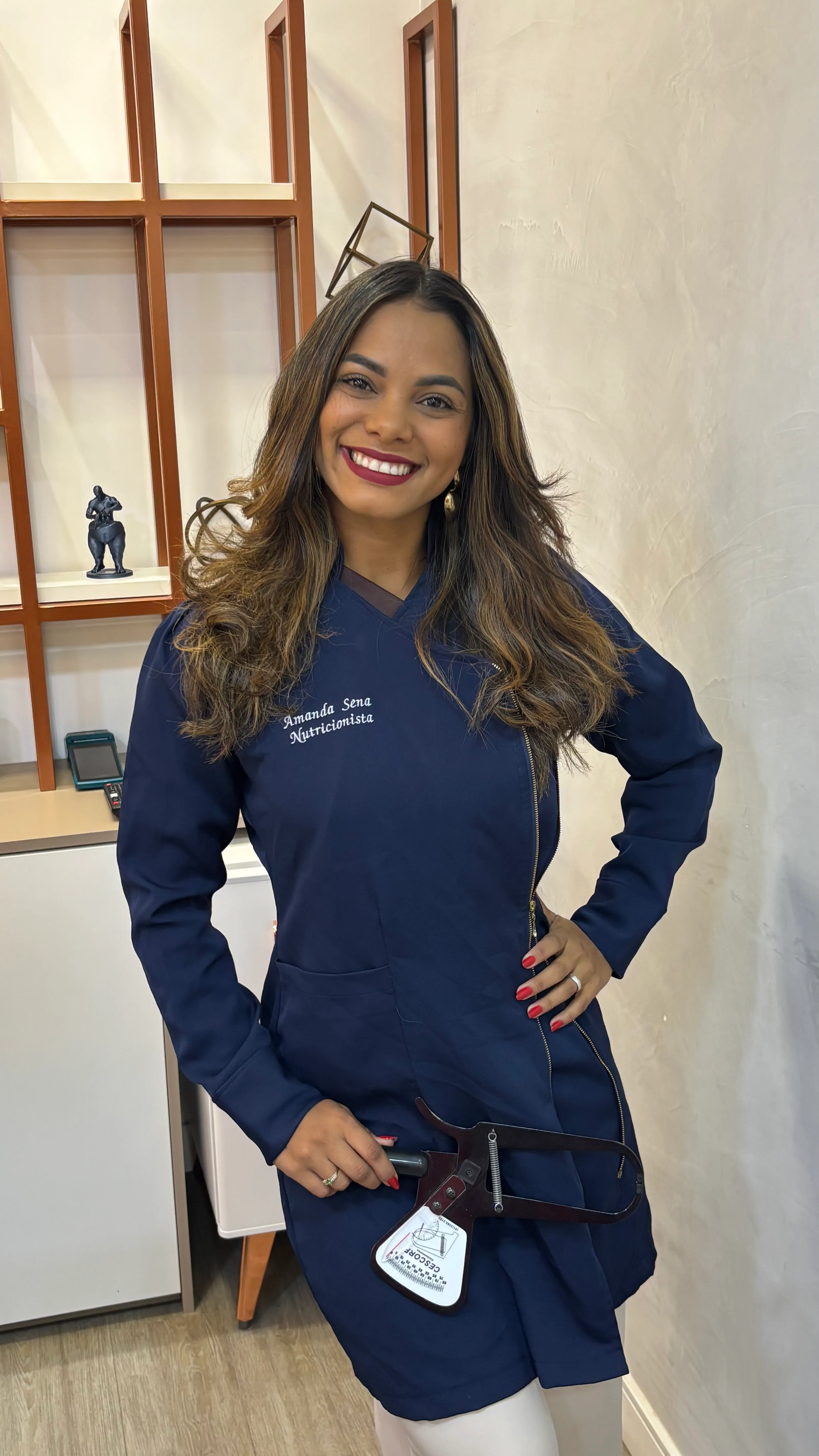 Amanda Sena, nutricionista comportamental, há 7 anos ao lado de mulheres
